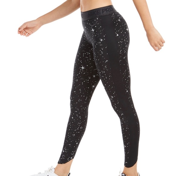 nike starry night metallic leggings